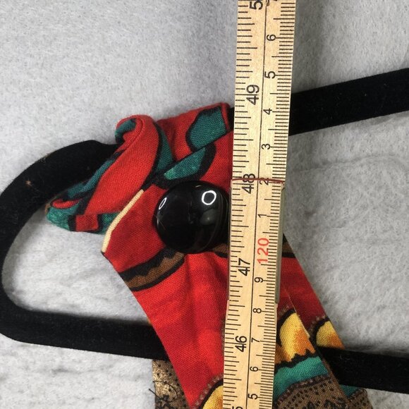 Vintage LEWNY Dress Womens 10 Elephant Sunflower Print Rayon Made in USA 90s - Picture 4 of 16